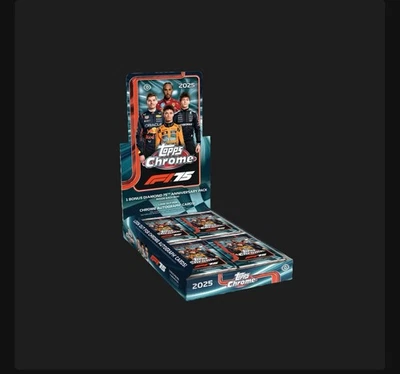 2025 Topps Chrome Formula 1 F1 Hobby Box - Confirmed Pre-Sale Order - Image 1 of 2