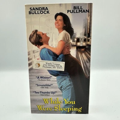 While You Were Sleeping VHS 1995 Romantic Comedy Sandra Bullock Bill Pullman - Image 1 of 3