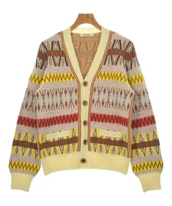 WALES BONNER Strickjacken weiß x braun x gelb etc.(gemustert) 2200624952091 - Bild 1 von 5