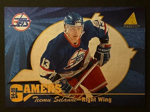 1994 Pinnacle TEEMU SELANNE Gamers GR1 Jets - Picture 1 of 2
