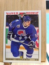 ANDREI KOVALENKO🏆Topps 1993-94 Premier SUPER ROOKIE #124 NHLPA Card🏆 FREE POST