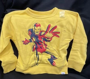 Baby Gap French Terry Iron Man Sweatshirt 2 Years - Picture 1 of 4