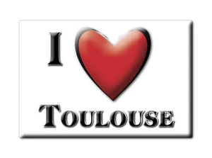 Magnet sur Toulouse, Pays De La Loire - Magnet France Souvenir - Bild 1 von 11