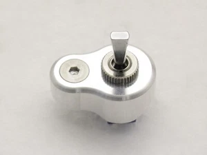 Switch Block Mini Polished Aluminium Toggle 1" POSH Cafe Bobber Chopper Custom - Picture 1 of 4