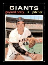 1971 Topps #140 Gaylord Perry VG/VGEX Giants 248109