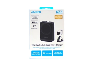 Anker 15W Max Pocket Sized 3 in 1 Charger - Photo 1 sur 2
