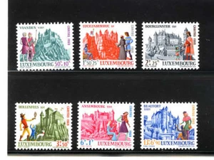 Luxembourg Sc B270-5 MNH 1969 castles cat 2.60 - Picture 1 of 1