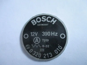Schild Bosch Typenschild Hupe Oldtimer 390 Pagode W 113 108 250 280 S SE 300 104 - Bild 1 von 1