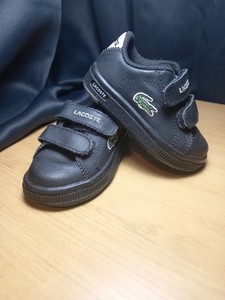 velcro lacoste trainers