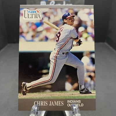 1991 Fleer Ultra Chris James (Should be card 114) #111.2 Cleveland Indians - Image 1 of 2