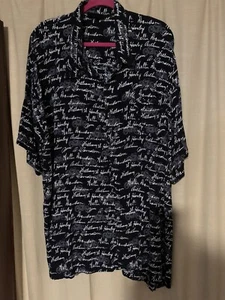 Authentic Harley-Davidson Vintage  90’s All Over Print Button Up Shirt 3XL - Picture 1 of 5