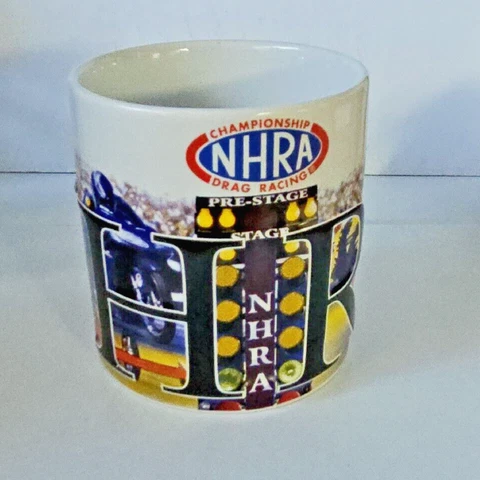NHRA Championship Drag Racing Large Mug 3D Lettering 2006 Homeware Cover