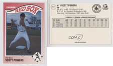 1990 Sportsprint Lynchburg Red Sox Scott Powers #7