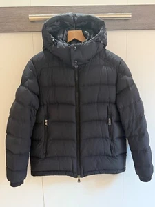 Moncler Brique Puffer Jacket Black Size 2 - Picture 1 of 9