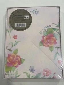 English Cards LTD Designer Stationary Made In USA RARE new In Packaging Floral - Picture 1 of 7