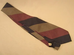 Vintage Men's Tie 3"x58" Oscar de la Renta Gray Blue Violet SILK [A5d3] - Picture 1 of 3