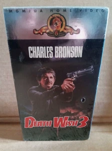 Death Wish 3 VHS Charles Bronson NEW SEALED MGA/UA - Picture 1 of 3