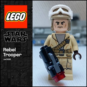 GENUINE LEGO Star Wars Minifigure Rebel Trooper, Goggles SW0688 Battlefront - Picture 1 of 5