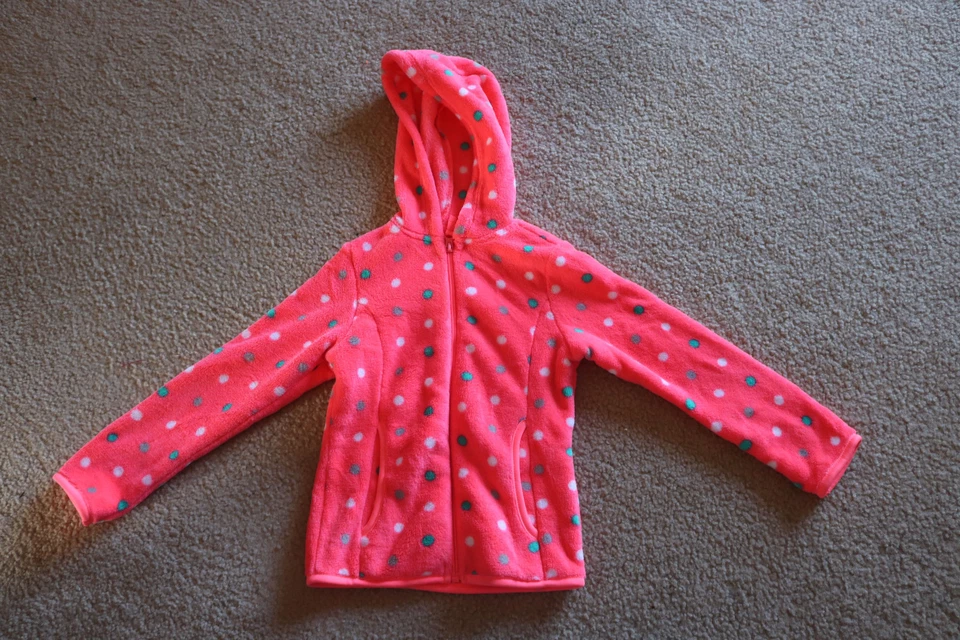 Sudadera con Capucha Rosa Polar Desteñida Glory Niñas Cremallera Talla XS (4-5) Foto 1 de 4