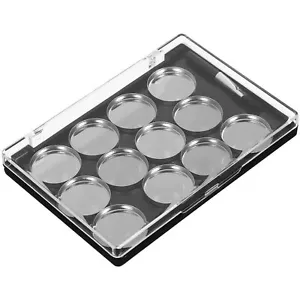 FRCOLOR Empty Eyeshadow Makeup Palette Magnetic Eyeshadow Palette Empty Cream... - Picture 1 of 9