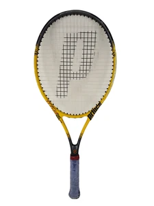 Prince Scream 26 OS Black Yellow Tennis Racket Racquet Good Condition Worn Grip - Picture 1 of 12