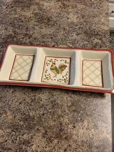 Royal Doulton Chanticlair Three Section Serving Tray - Picture 1 of 3