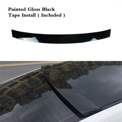 For Hyundai Elantra 2011-2016 Rear Window Roof Spoiler Wing Gloss Black Foto 1 de 4