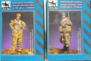 MODELLISMO - N.2 Wehrmacht Grenadier 1944 - BLACK DOG Scala 1/35 - Foto 1 di 1