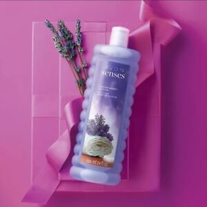 Avon Senses Pack Of 3 Lavender Garden Buble Bath 24 oz. Bathroom Essentials Spa