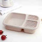 3 Grids Separate Bento Box Portable Food Storage Lunchbox Students Lunch *eh