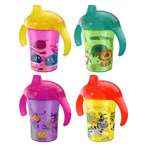 Learning Sippy Cups for Toddler Bottle Transition Cup for Milk with 2 Handles - Picture 1 of 16