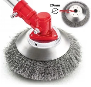 Weiche Unkrautbürste Wildkrautbürste Fugenbürste Motorsense gezopft 20x200mm - Bild 1 von 2