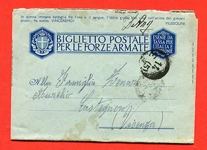 MILITARY POSTAL HISTORY - ITALY - WORLD WAR II - franchise from POLA (444-a53) - Picture 1 of 1