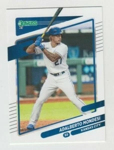 (9) Adalberto Mondesi 2021 DONRUSS BASE CARD LOT #190 KANSAS CITY ROYALS - Picture 1 of 1