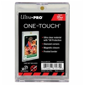 Ultra PRO One-Touch 35pt Magnetic Card Display Holder Protector UV Protection - Picture 1 of 3