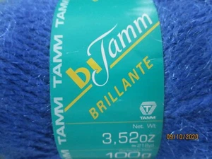 Omega Yarns biTamm Brillante REY königsblau 100 % Acryl 3,5 Unzen schlechteste Wt #4 - Bild 1 von 7