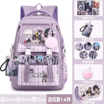 Mochila Link Click Gran Capacidad Jo Lucas Charles Mochila Escolar Estudiante Mochila  Foto 1 de 4