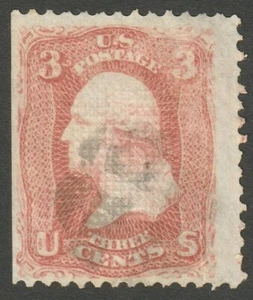 Parrilla Scott #94 3 centavos F usada elegante cancelación 94SP04-26 - Imagen 1 de 2