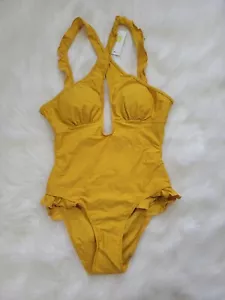 Barleyin Women's One Piece Monokini Open Back Slimming Swimsuit Small - Picture 1 of 7