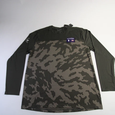 Northwestern Wildcats Under Armour Long Sleeve Shirt Men's New Cover