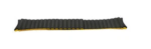 Bracelet 20 MM Silicone Magnetic for Samsung Galaxy Watch 5 4 Black Yellow - Zdjęcie 1 z 6