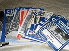 CHELSEA HOME AND AWAY PROGRAMMES FRIENDLY TESTIMONIAL ANGLO SCOTTISH 1954 - 88