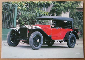 AK "LANCIA - 1927 - LAMBDA - 1^ KURZE SERIE 2400 cu.cm." - 80er Jahre - Bild 1 von 2
