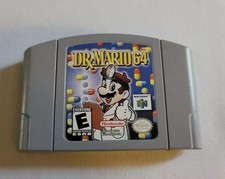 Dr. Mario Nintendo 64 N64 Cartridge Only Authentic TESTED and WORKING