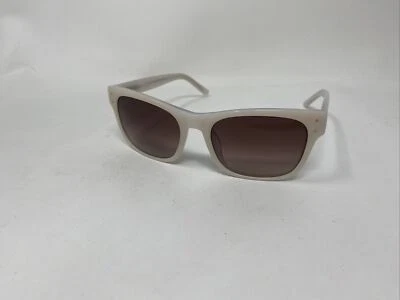 ISAAC MIZRAHI IM30211 BE 52/18/140 WHITE W/ BROWN LENS SUNGLASSES OC42 Foto 1 de 4