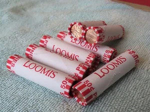 2017-D **Original Bank Wrapped ** Uncirculated Lincoln Cent Roll - OBW Penny's - Picture 1 of 3