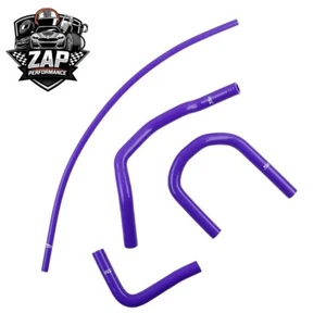 For Yamaha 87-06 Banshee 350 YFZ350 Reinforced Purple Silicone Radiator Hose - Imagen 1 de 13