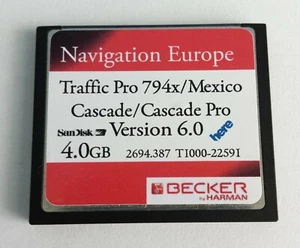 BECKER Traffic Pro CASCADE MEXICO Ferrari Straßenkarte EUROPA v6 2019 Version - Picture 1 of 3