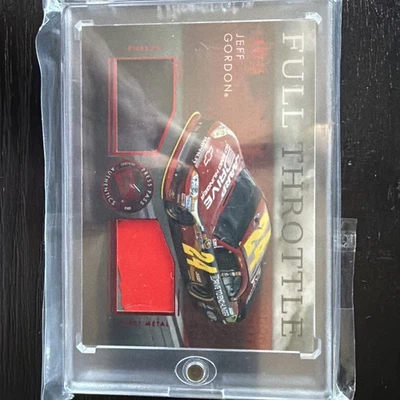 Press Pass 2012 Press Pass Jeff Gordon Full Throttle 69/75 Fire Sheet Card - Image 1 of 3