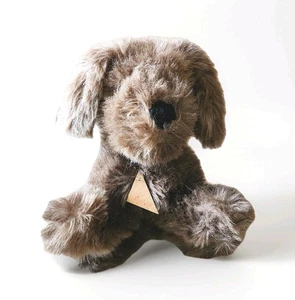 Sigikid Dog Plush Stuffed Animal Kuscheltier 12" Wooden Triangle Tag - Picture 1 of 13